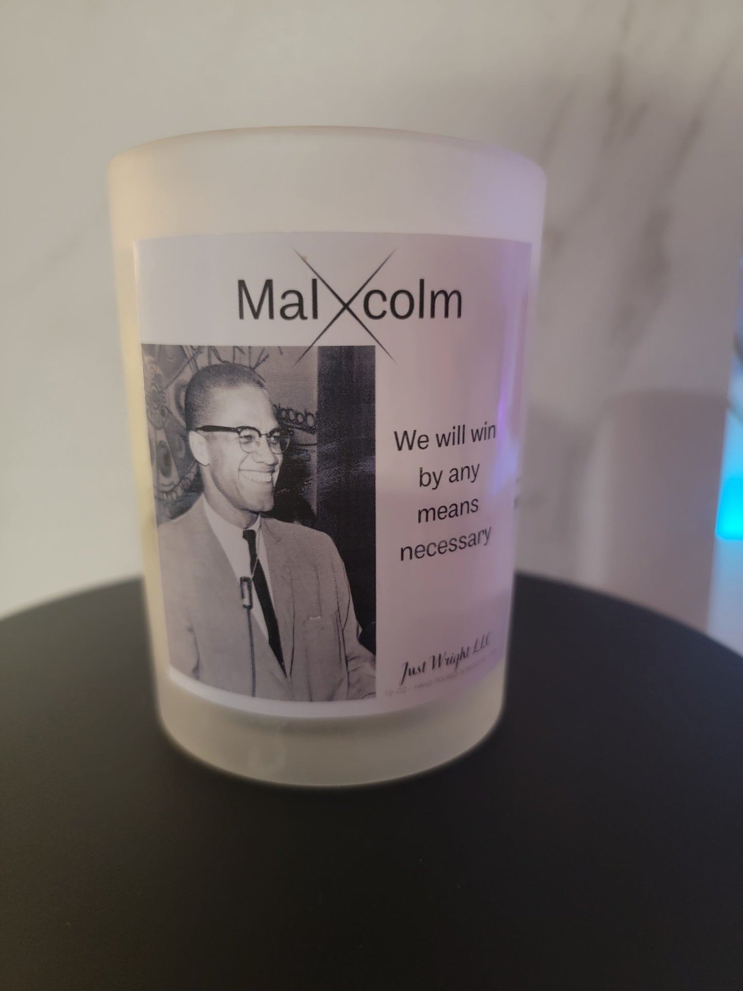 Malcolm X Candle